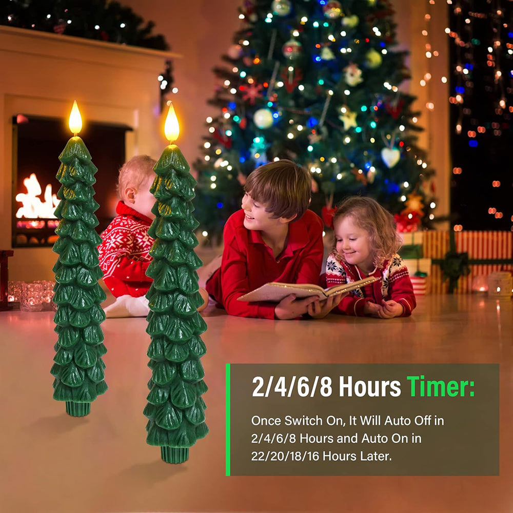 LED Flameless Christmas Tree Candles Lights with Remote