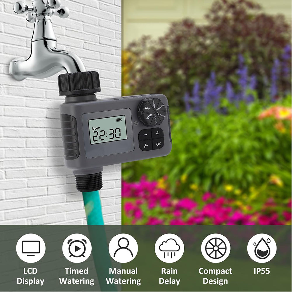 LED Display Timer Automatic Watering Sprinkler