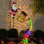 Christmas Santa Solar Kettle Lights