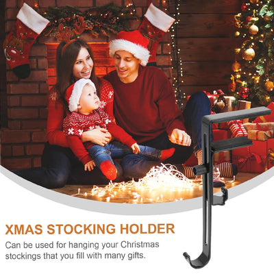 2 in 1 Adjustable Christmas Garland and Stocking Hanger
