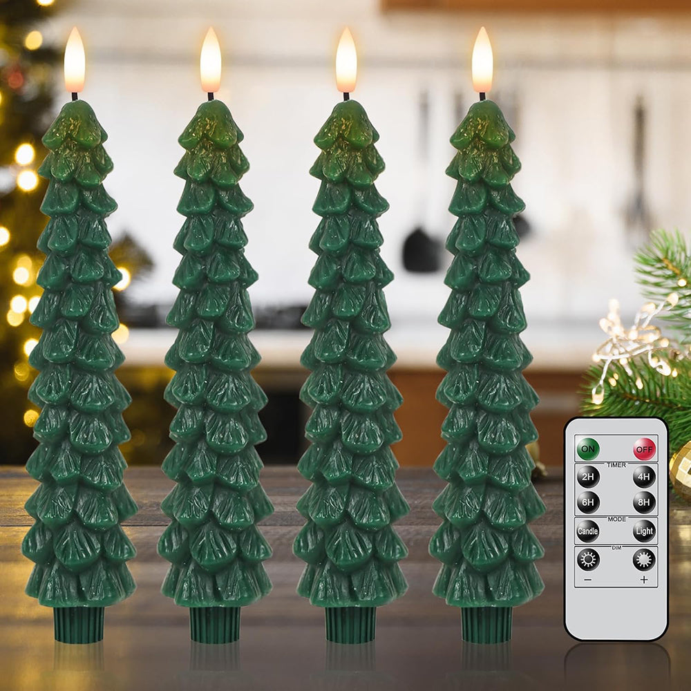 LED Flameless Christmas Tree Candles Lights with Remote