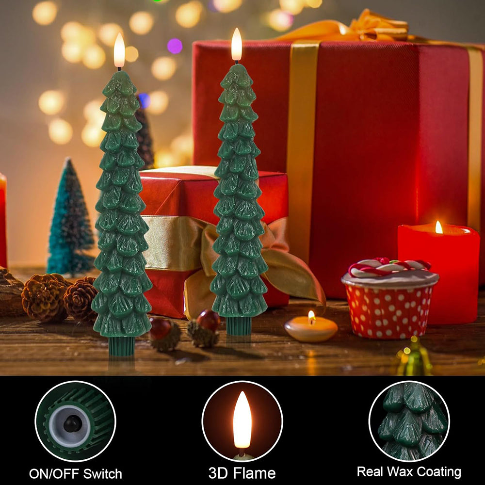 LED Flameless Christmas Tree Candles Lights with Remote