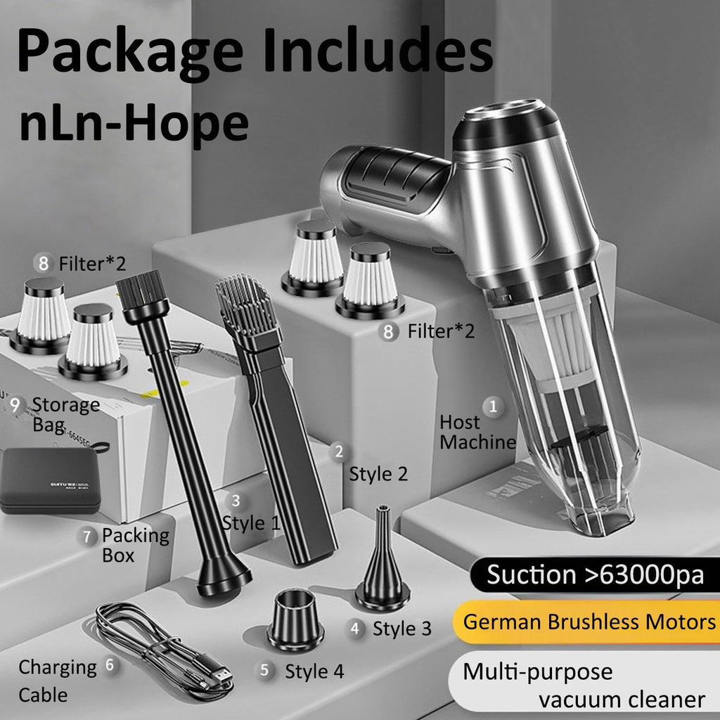 Aspirateur à main sans fil 4 en 1