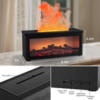 4-in-1 Fireplace Flame Diffuser with 7 Colors
