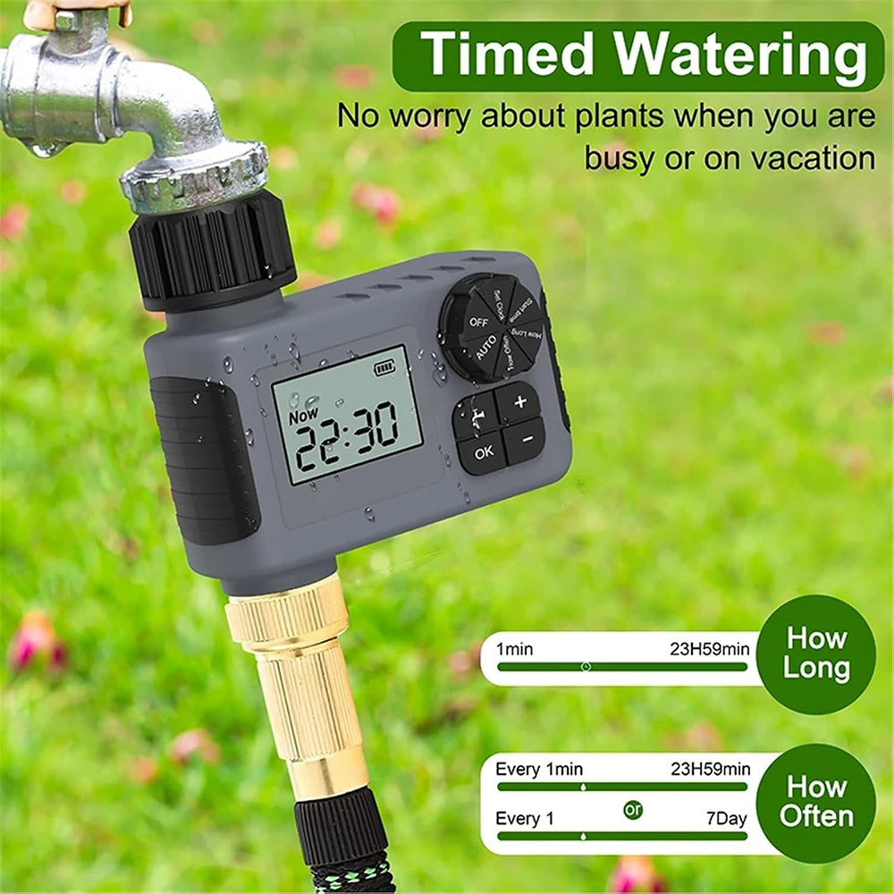 LED Display Timer Automatic Watering Sprinkler