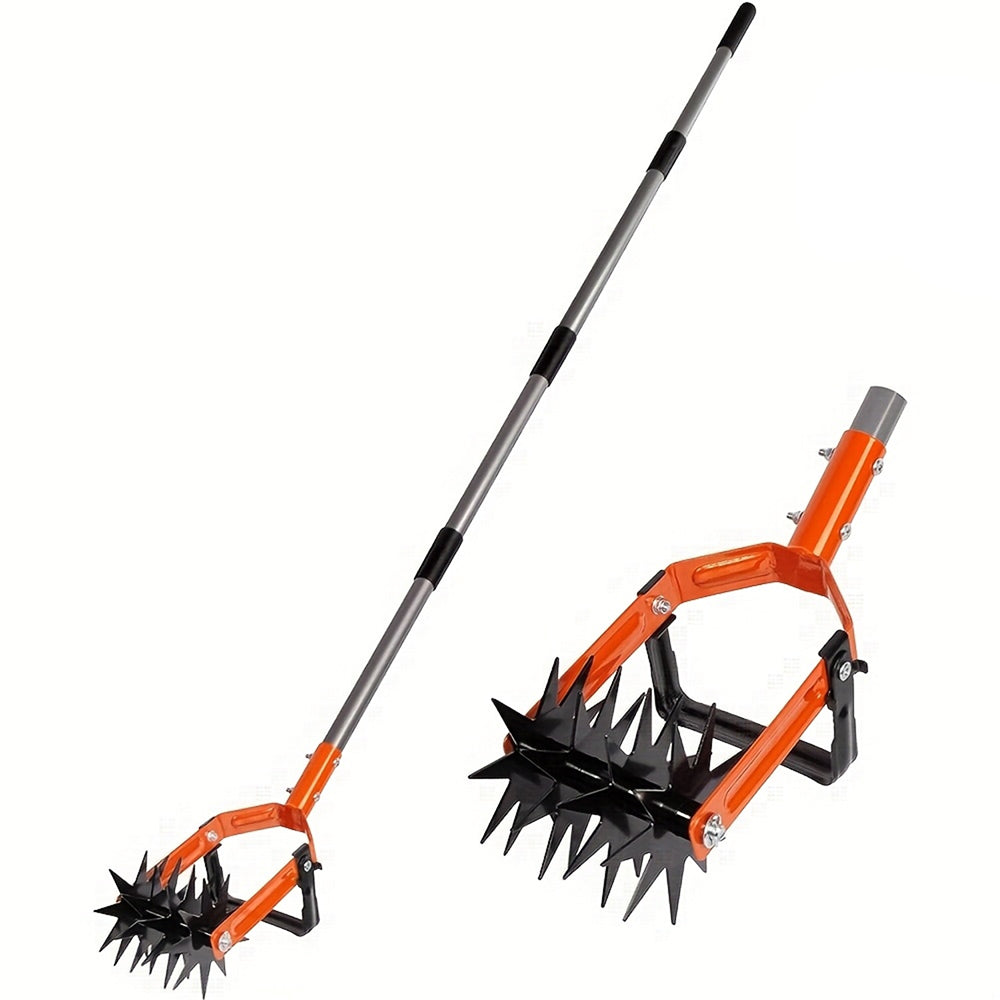 2-in-1 Adjustable Garden Tiller & Weeder