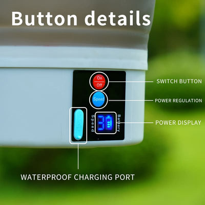 Adjustable Folding Electric Spray Backpack