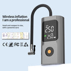 Portable Air Compressor with Large Dual Digital Screen