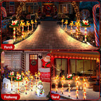 Solar Powered Outdoor Christmas Decorative Lights