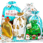30PCS Christmas Gift Bags Assorted Sizes with Gift Tag