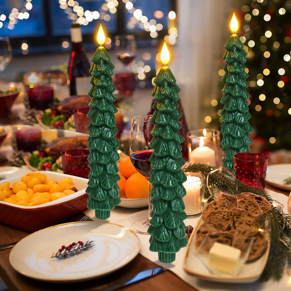 LED Flameless Christmas Tree Candles Lights with Remote