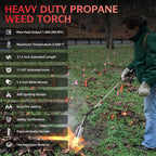 2 in 1 Propane Torch Weed Burner