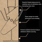 Dual Blade Heat Powered Stove Fan – Stronger Airflow, Longer Lasting