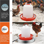 Poultry Chicken Drinker Heated Base for Winter