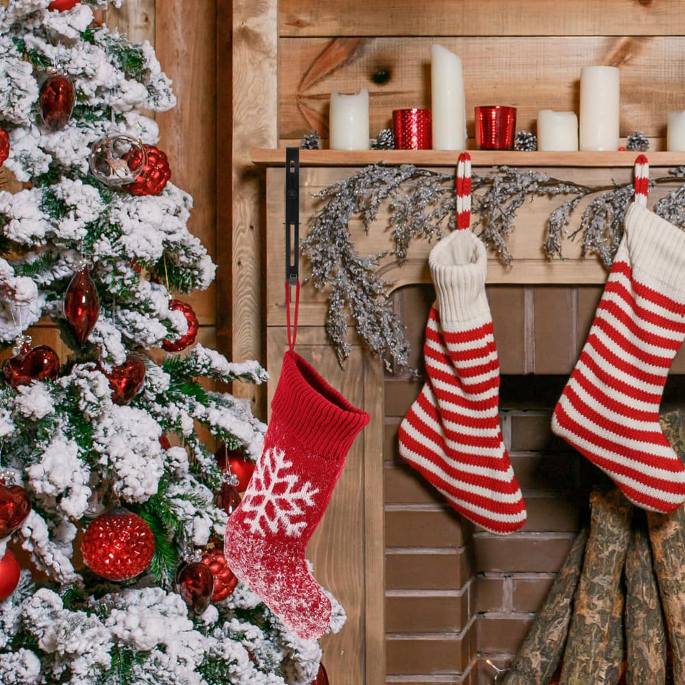 2 in 1 Adjustable Christmas Garland and Stocking Hanger