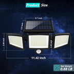 Dual Solar Motion Sensor Outdoor Lights