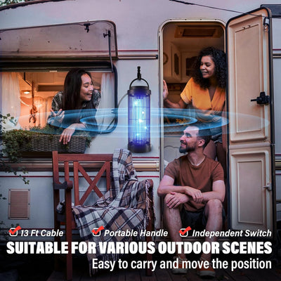 Electronic Bug Zapper with 13FT Power Cord