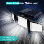 Dual Solar Motion Sensor Outdoor Lights
