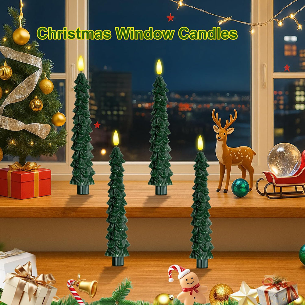 LED Flameless Christmas Tree Candles Lights with Remote