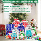 30PCS Christmas Gift Bags Assorted Sizes with Gift Tag