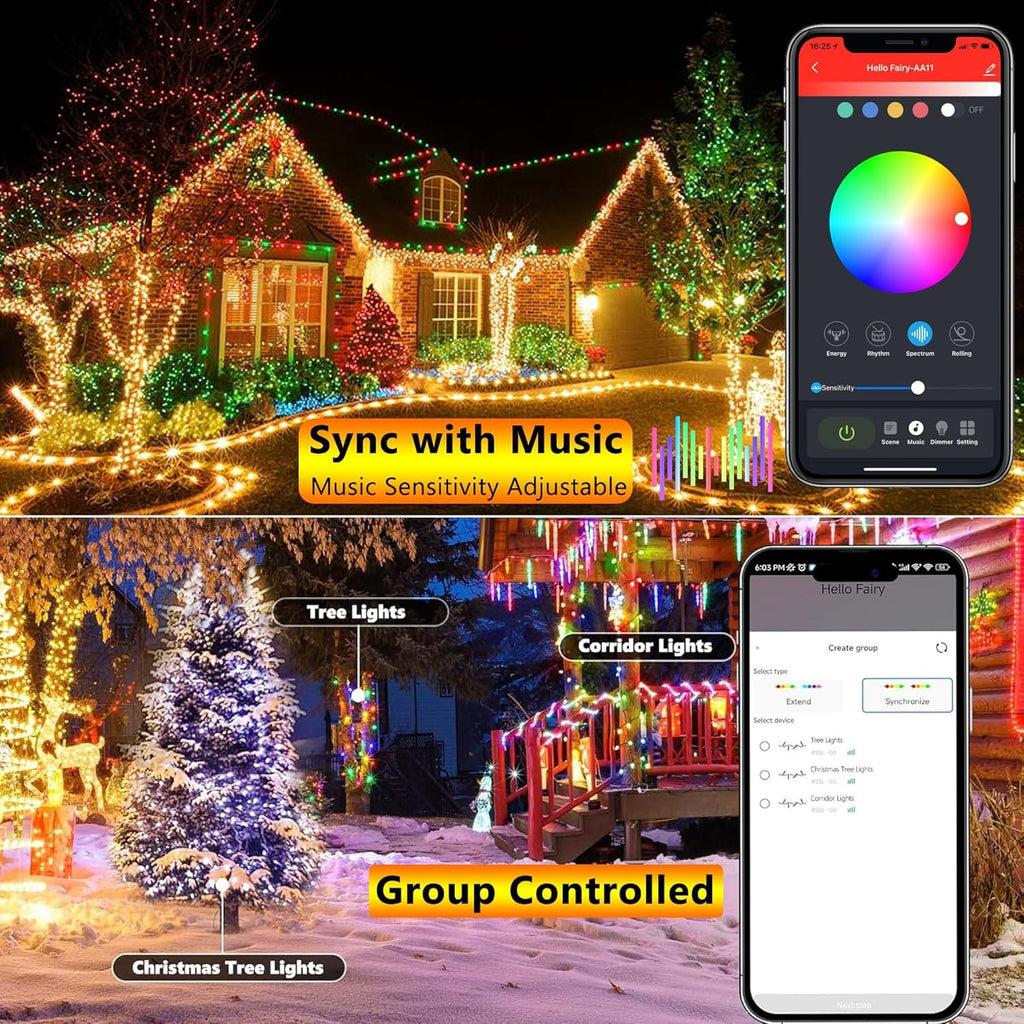 500LED Smart Color Changing Halloween Lights