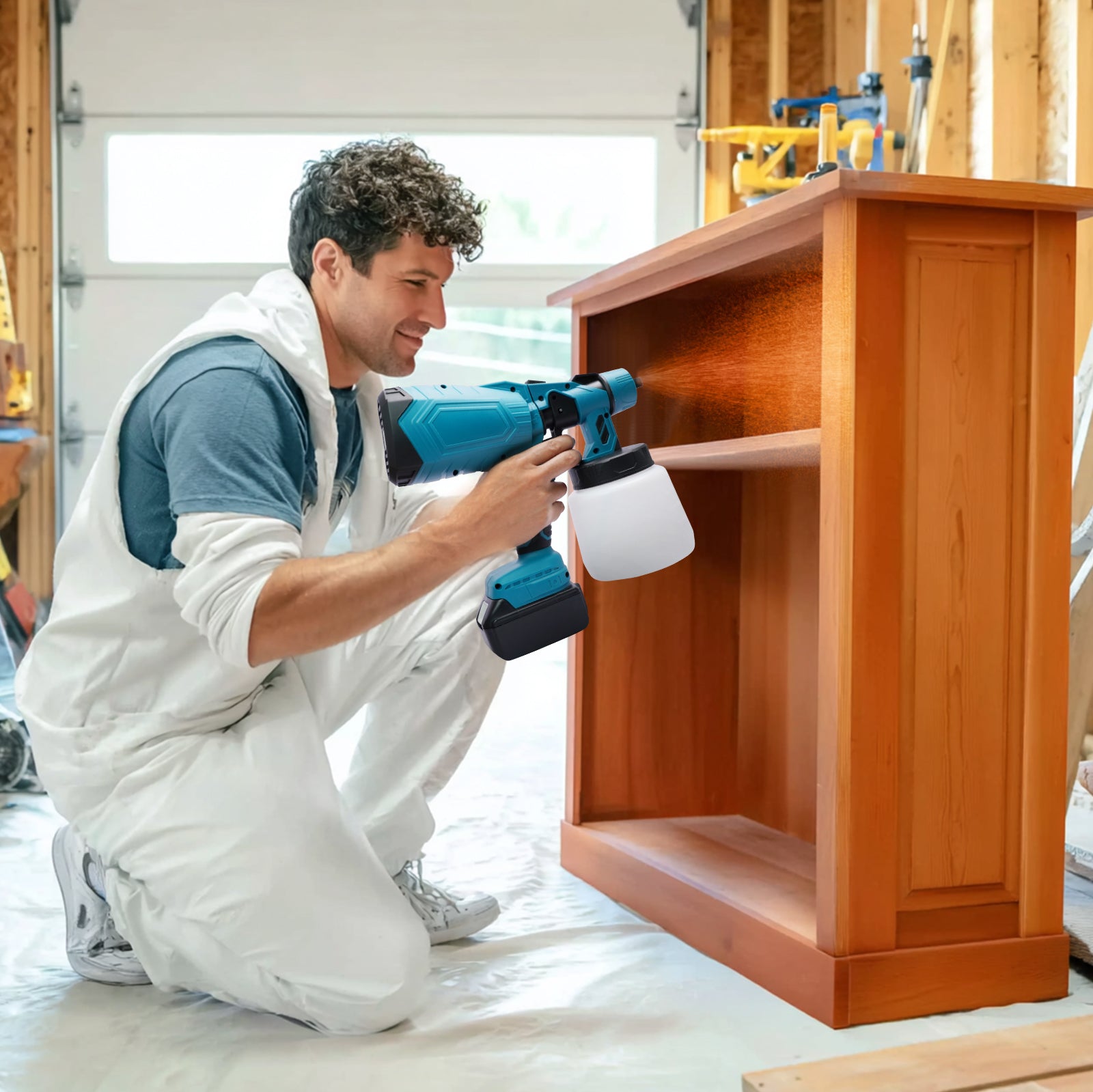 Axiatool high pressure cordless paint sprayer with 2 Batteries