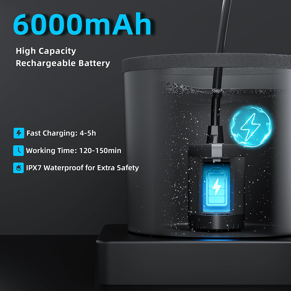 Portable Camping Shower with 20L Bucket for Hiking Travel