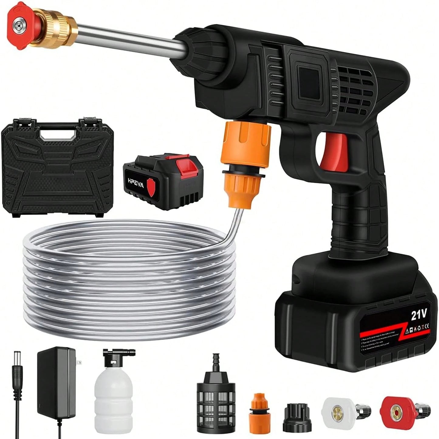 cordless pressure washer power
