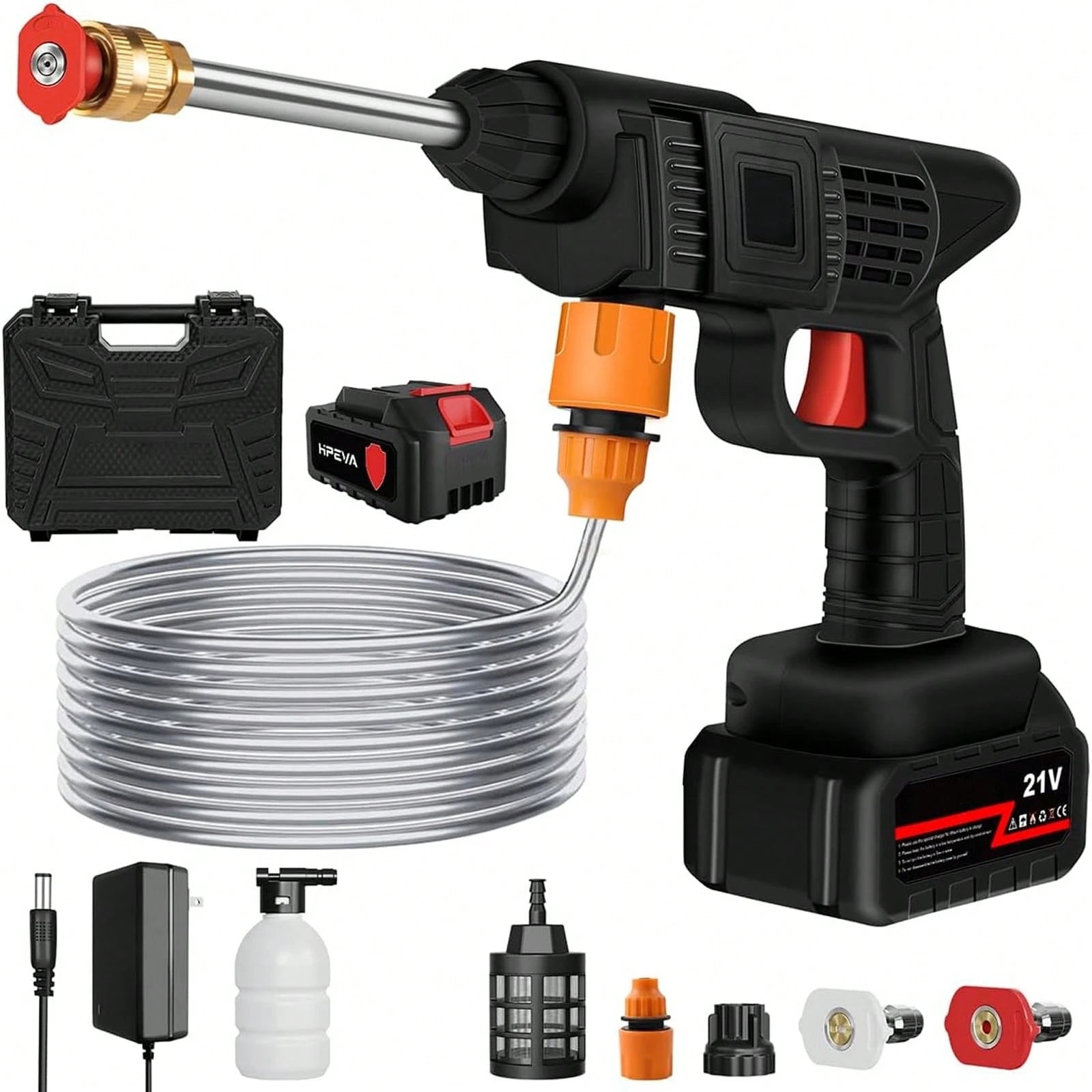 cordless pressure washer power