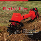 Cordless Electric Tiller Cultivator for Garden