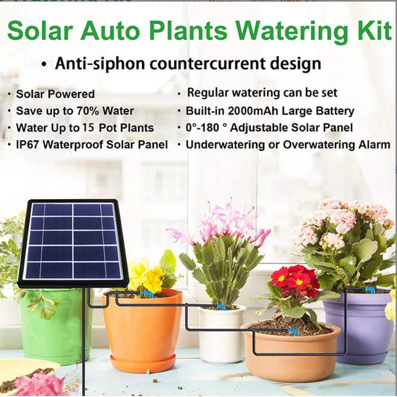 Solar Auto Irrigation System for Garden