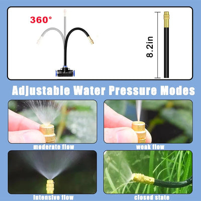 360° Adjustable Drip Irrigation System (15M Set)