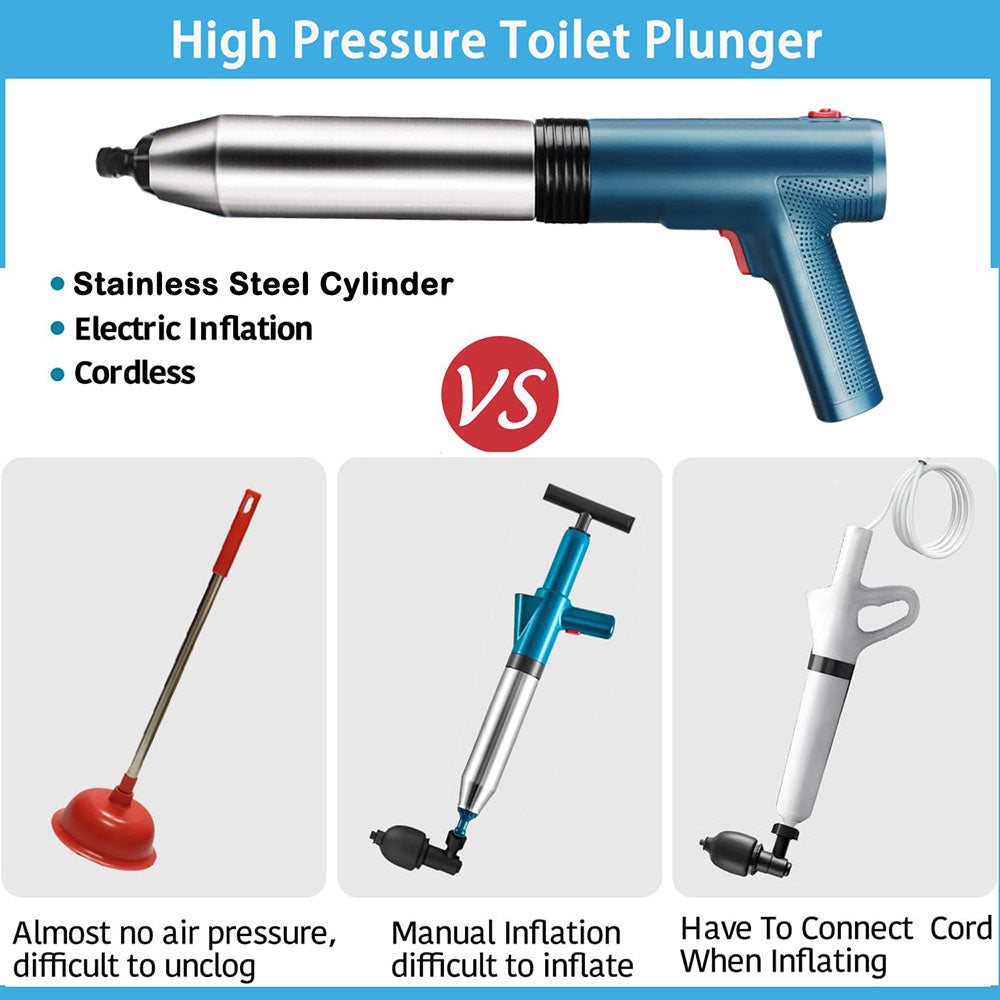 Electric Toilet Plunger for Bathroom