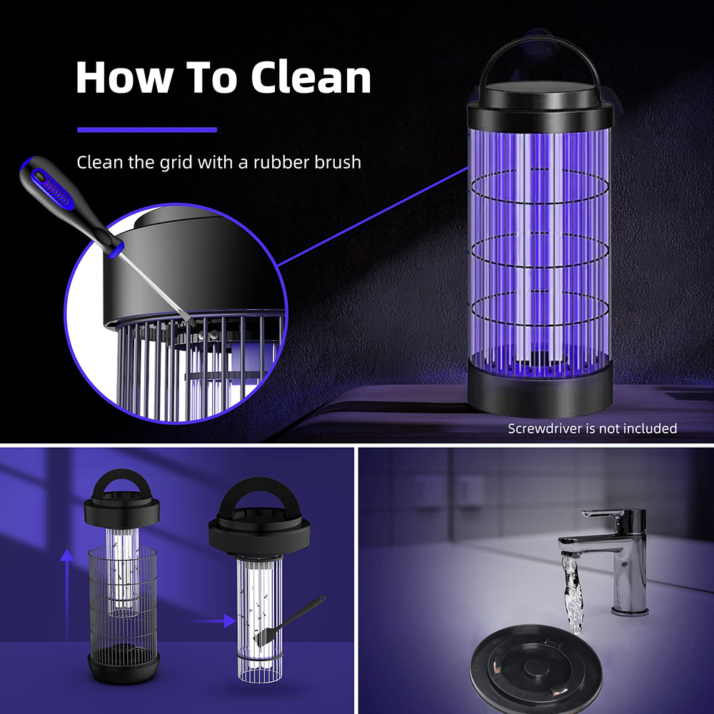 Electronic Bug Zapper Lantern for Outdoor Indoor