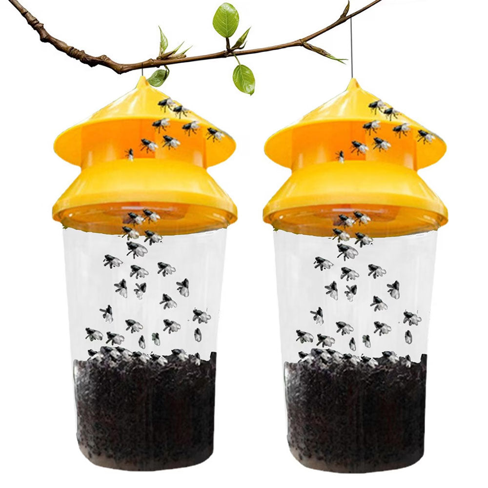 Reusable Fly Trap for Outdoor Hanging