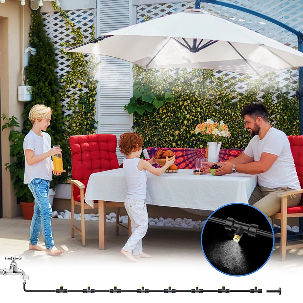 Misting Cooling System for Patios, Gardens & Outdoor