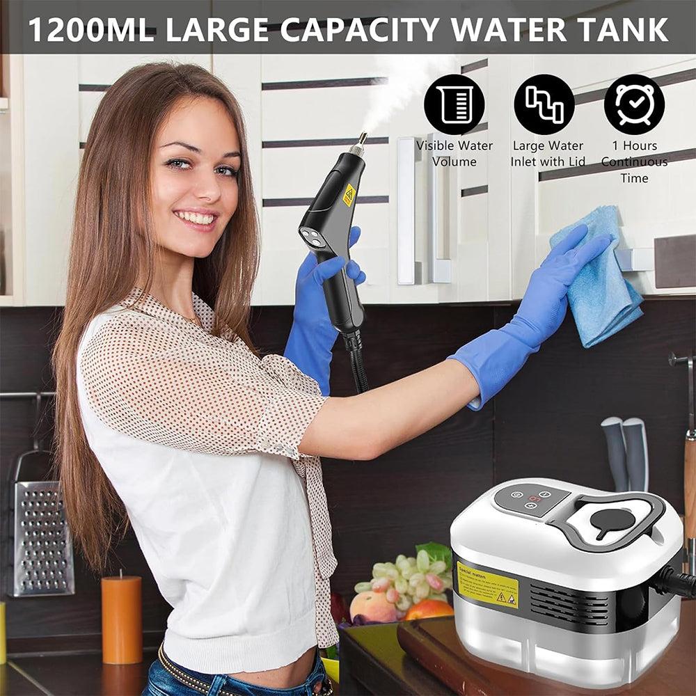Portable High Pressure Steam Cleaner for Home & Car Detailing