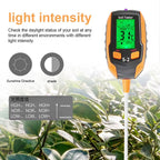 6 in 1 Digital Soil Tester with Battery for Garden