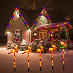 Solar Powered Outdoor Christmas Decorative Lights