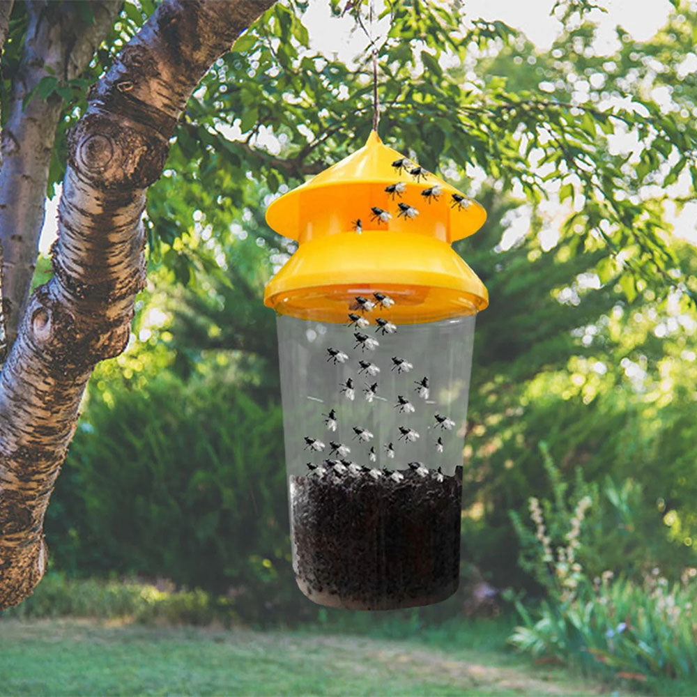 Reusable Fly Trap for Outdoor Hanging