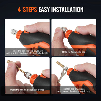 12v Cordless Electric Chainsaw Sharpener Kit