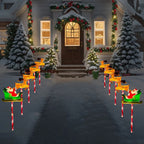 Solar Powered Outdoor Christmas Decorative Lights