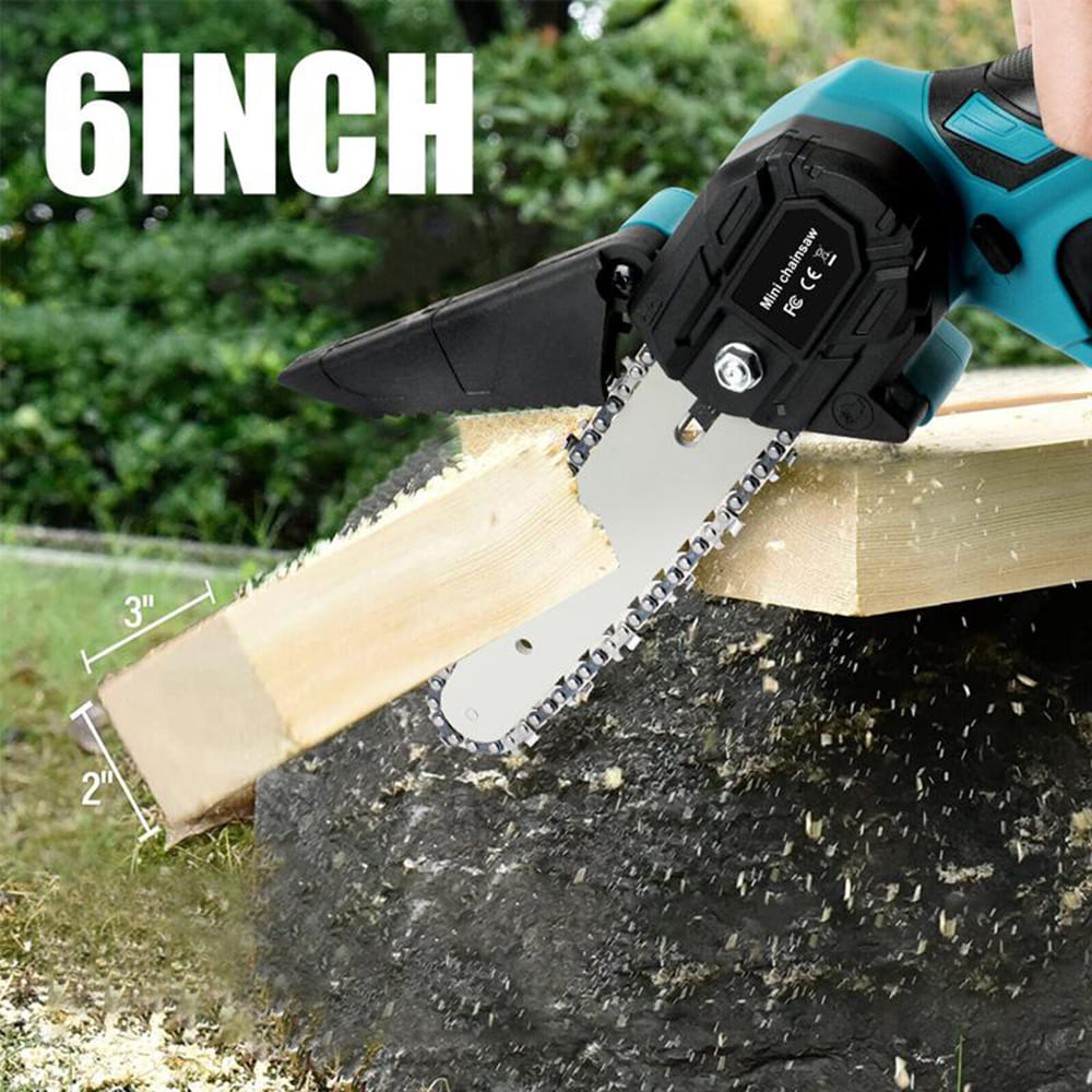 6 inch Electric Cordless Chainsaw with Battery