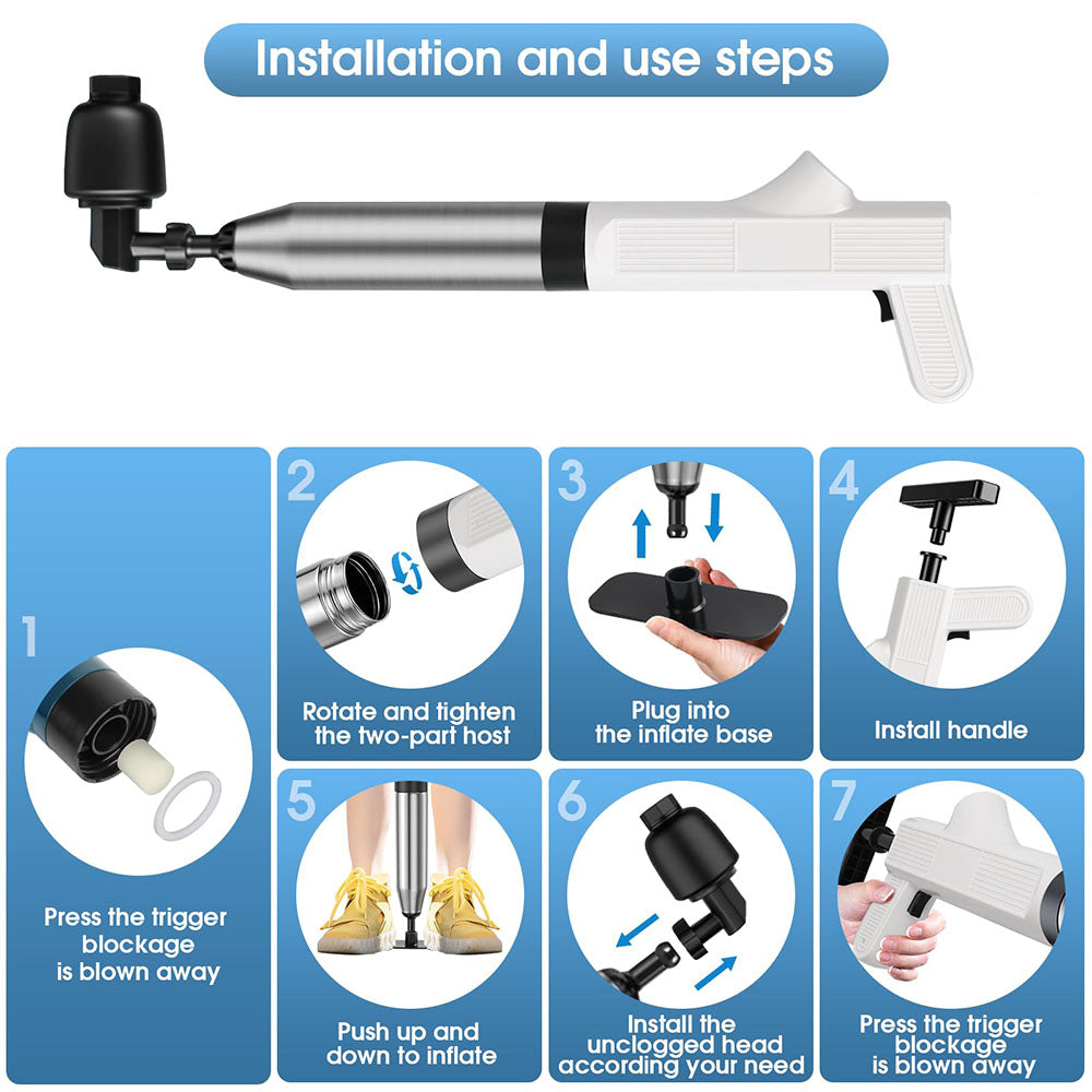 Electric Stainless Steel Plunger Blaster Inflator Pump