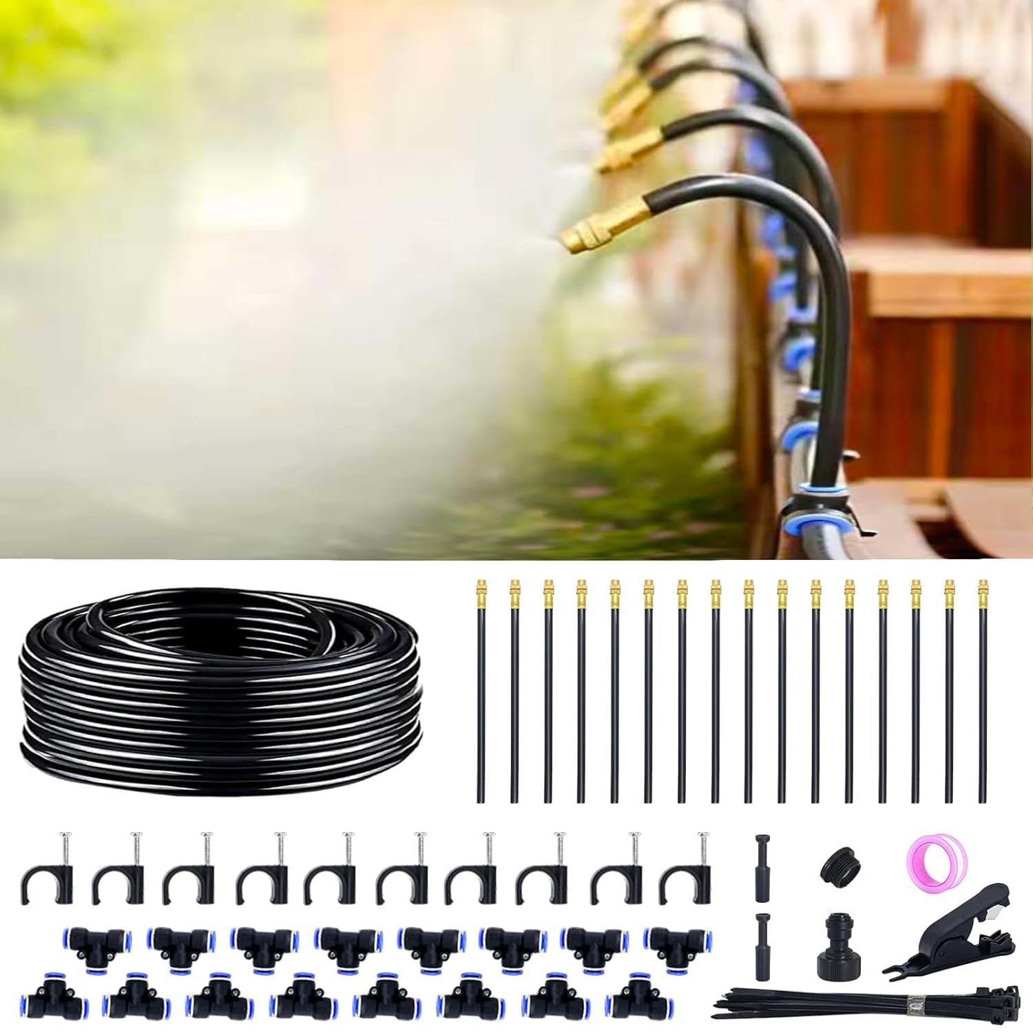 Garden Water Sprinkler Drip Irrigation Lawn & Plant Watering Sprayer