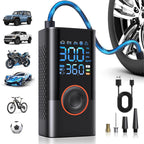 Cordless Tire Inflator Portable Air Compressor - 150PSI Air Pump