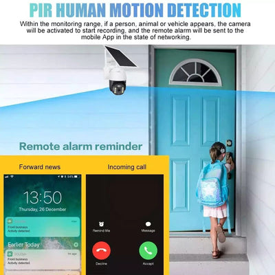 2025 Upgraded Wireless Solar Security Camera