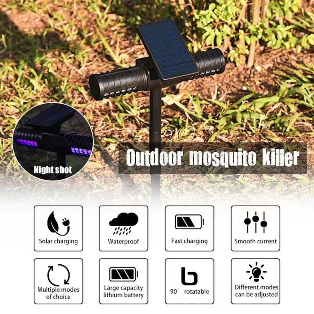 Solar Panel Mosquito Killer Bug Zapper
