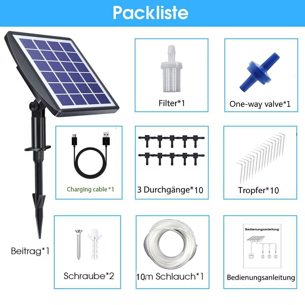 Solar Auto Irrigation System for Garden