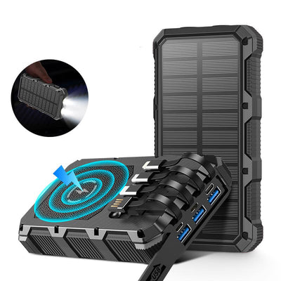 49800mAh Portable Solar Power Bank for All Cellphones